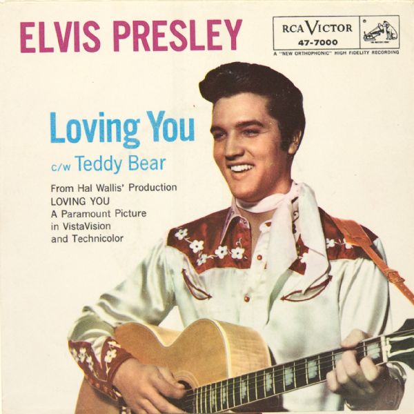 Elvis Presley "Loving You"/"Teddy Bear" 45 